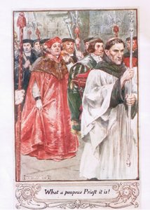 Qué sacerdote tan pomposo es de Charles Edmund Brock